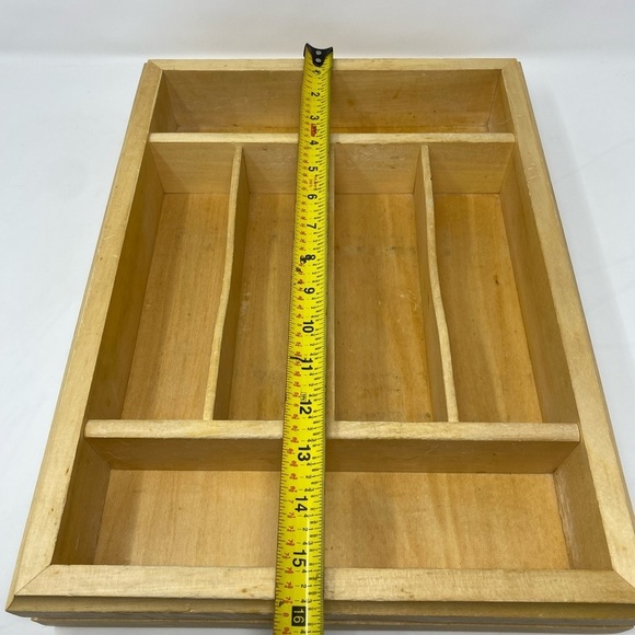 Gorham Wooden Silverware Organizer Tray - Picture 4 of 11